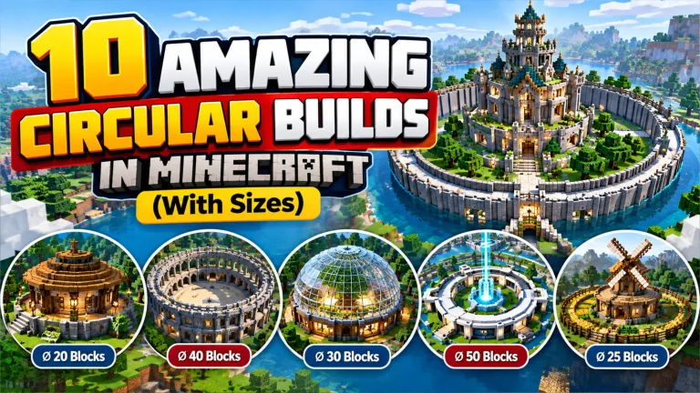 10 Amazing Circular Builds in Minecraft (With Sizes)