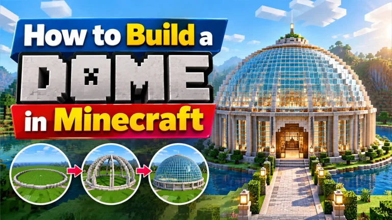 How to Build a Dome in Minecraft
