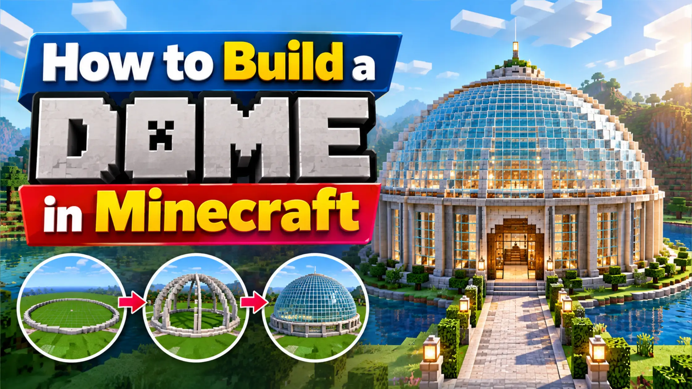 How to Build a Dome in Minecraft
