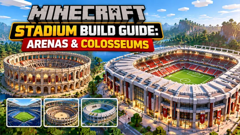 Minecraft Stadium Build Guide: Arenas & Colosseums