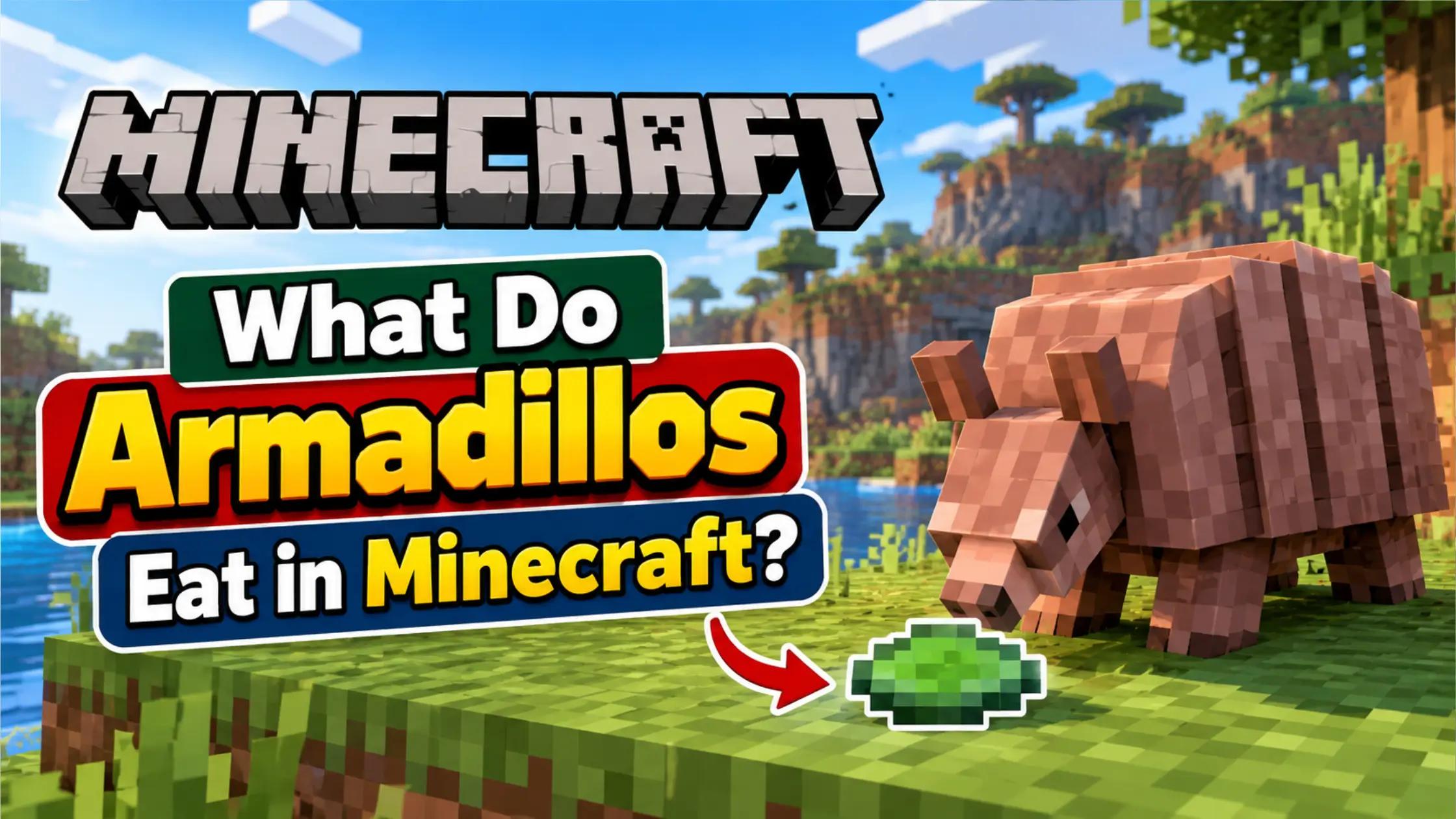 What Do Armadillos Eat in Minecraft?